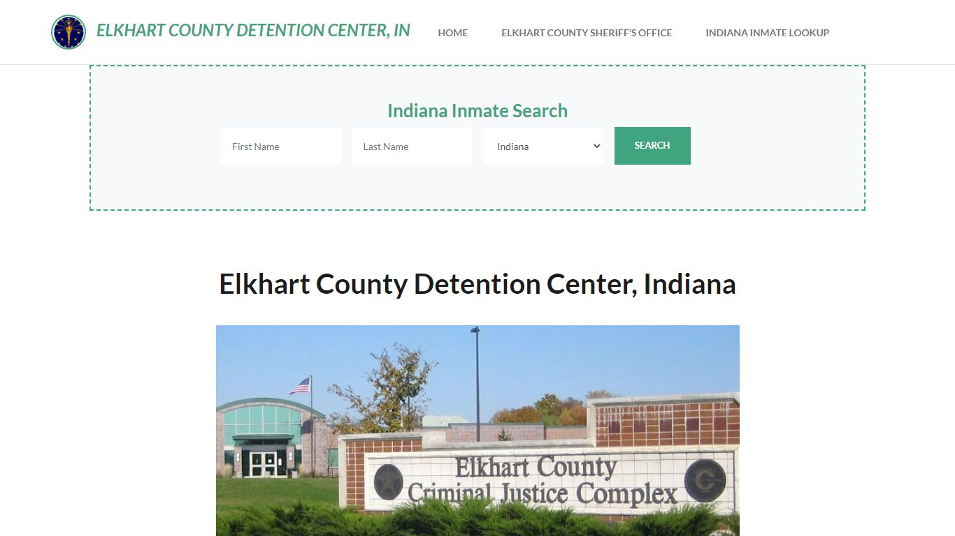 Elkhart County Detention Center, IN Inmate Roster, Offender Search