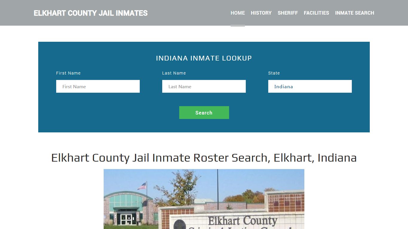 Elkhart County Jail Inmate Roster Lookup, Elkhart, IN